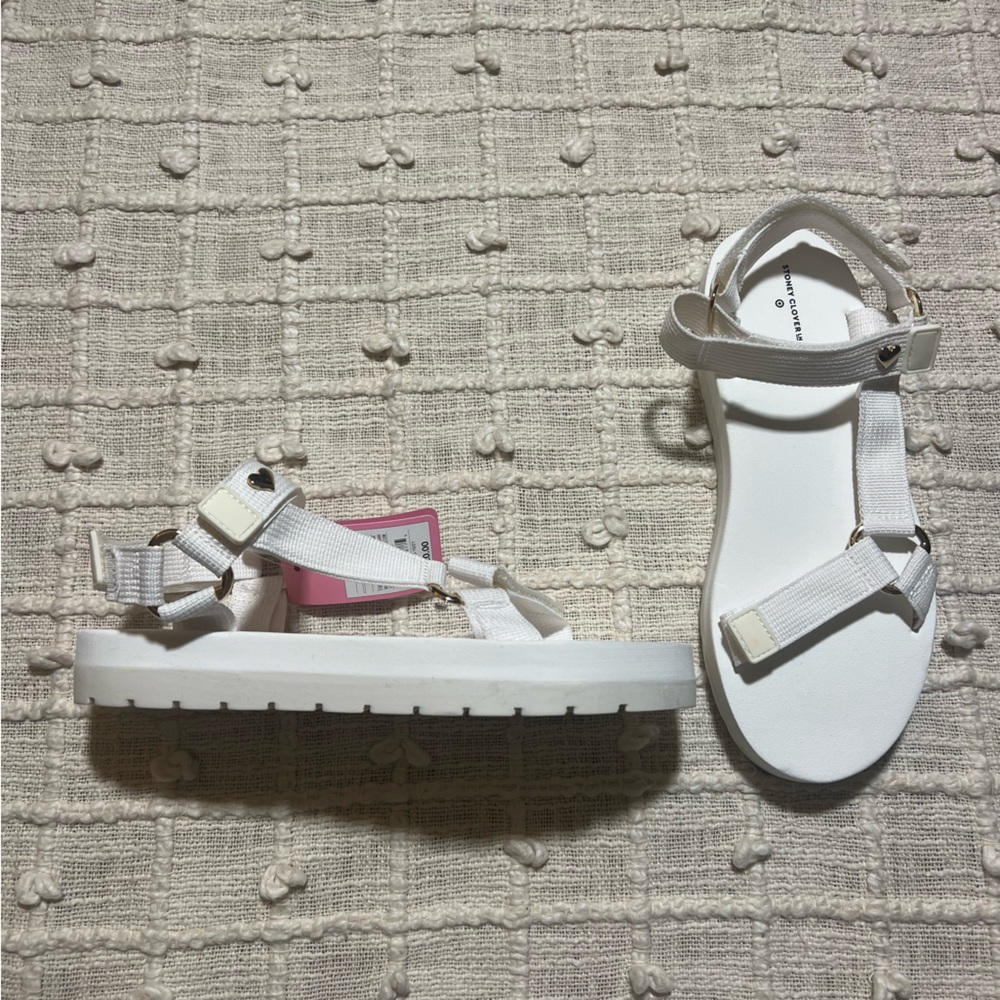 Stoney Clover Lane X Target White Sandals